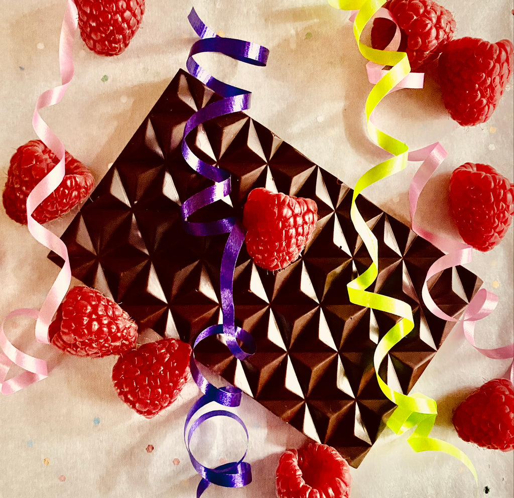Nekter Raspberry Riot Roxy's Raspberry Riot Chocolate Bar | Roxy's Chocolate