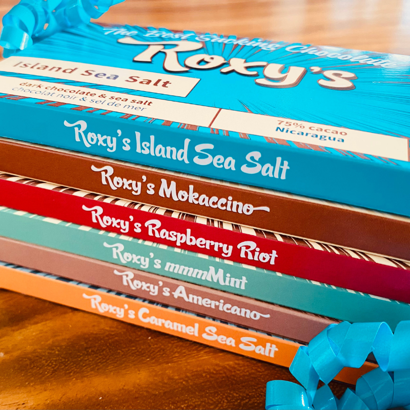 Roxy's Deluxe Dark & Milk Chocolate 6 Bar Gift Set | Roxy's Chocolate